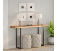 vidaXL Dessus de table 120x40x2,5 cm rectangulaire bois massif acacia multicolore