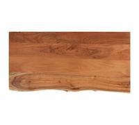 vidaXL Dessus de Table, Plateau de Bureau, Dessus de Bureau, Dessus de Table de Remplacement, 80x40x2,5 cm Rectangulaire Bois Massif Acacia