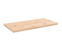 Dessus de table 80x40x2,5 cm bois de pin massif rectangulaire