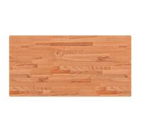 Vidaxl Dessus De Table 100x50x4 Cm Rectangulaire Bois Massif De Hêtre Marron