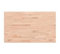 vidaXL Dessus de table / Plateau de bureau Rectangulaire Bois massif de hêtre 100 x 60 x 1,5 cm