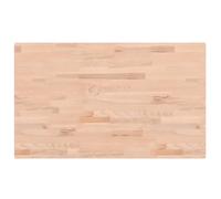 vidaXL Dessus de table – Plateau de bureau 100×60×2,5 cm Rectangulaire Bois massif de hêtre