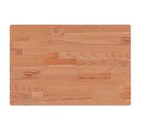 vidaXL Dessus de Table, Plateau de Bureau, Dessus de Table de Remplacement Salle de Séjour, 60x40x1,5 cm Rectangulaire Bois Massif de Hêtre