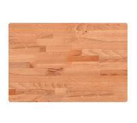 vidaXL Dessus de Table, Plateau de Bureau, Dessus de Table de Remplacement Salle de Séjour, 80x40x4 cm Rectangulaire Bois Massif de Hêtre