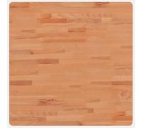 vidaXL Dessus de Table, Plateau de Table de Remplacement, Dessus de Table Basse Salle de Séjour Intérieur, 70x70x1,5 cm Carré Bois Massif de Hêtre