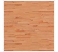 Vidaxl Dessus De Table 90x90x2,5 Cm Carré Bois Massif De Hêtre Multicolore