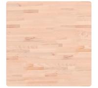 vidaXL Dessus de table 70x70x1,5 cm carré bois massif de hêtre 355951