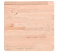 vidaXL Dessus de table – Plateau de remplacement pour table basse carré 40x40x1,5 cm hêtre massif
