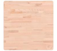 vidaXL Dessus de Table, Plateau de Table de Remplacement, Dessus de Table Basse Salle de Séjour Intérieur, 60x60x2,5 cm Carré Bois Massif de Hêtre