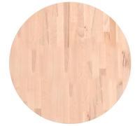 vidaXL Dessus de Table, Plateau de Table de Remplacement, Dessus de Table Basse Salle de Séjour Intérieur, Ø60x1,5 cm Rond Bois Massif de Hêtre