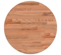 vidaXL Dessus de Table, Plateau de Table de Remplacement, Dessus de Table Basse Salle de Séjour Intérieur, Ø40x1,5 cm Rond Bois Massif de Hêtre