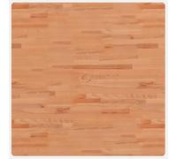 vidaXL Dessus de Table, Plateau de Table de Remplacement, Dessus de Table Basse Salle de Séjour Intérieur, 90x90x4 cm Carré Bois Massif de Hêtre