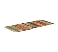 vidaXL Dessus de table rectangulaire 60x140 cm Bois de récupération 15-16 mm Remplacement table basse