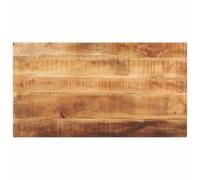 vidaXL Dessus de Table rectangulaire Bois Massif de manguier Brut