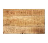 vidaXL Dessus de table rectangulaire bois massif de manguier brut Marron