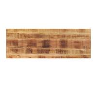 vidaXL Dessus de table rectangulaire bois massif de manguier brut Marron