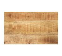 vidaXL Dessus de table rectangulaire bois massif de manguier brut Marron