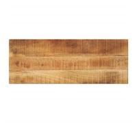 vidaXL Dessus de table rectangulaire bois massif de manguier brut Marron