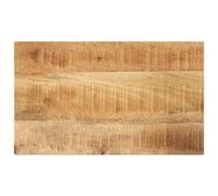 vidaXL Dessus de table rectangulaire bois massif de manguier brut Marron