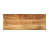 Vidaxl Dessus De Table Rectangulaire Bois Massif De Manguier Brut Marron