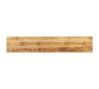 vidaXL Dessus de table rectangulaire bois massif de manguier brut Marron