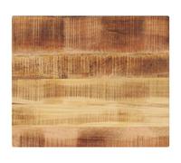 Vidaxl Dessus De Table Rectangulaire Bois Massif De Manguier Brut Marron