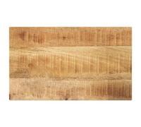 vidaXL Dessus de table rectangulaire bois massif manguier brut Marron