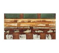vidaXL Dessus de Table Rectangulaire Remplacement de Table Dessus de Table de Rechange Table Basse 60x120 cm 15-16 mm Bois de Récupération Multicolore G