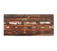 vidaXL Dessus de Table Rectangulaire Remplacement de Table Dessus de Table de Rechange Table Basse 60x140 cm 15-16 mm Bois de Récupération 286047 Multicolore G