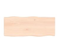 Vidaxl Dessus De Table Bois Massif Non Traité Bordure Assortie Marron