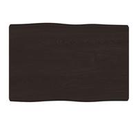 vidaXL Dessus de Table, Remplacement du Plateau de Table avec Bord Vif, Tableau de Bricolage Intérieur, Bois Massif Traité Bordure Assortie