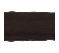 Dessus de table bois chêne massif traité bordure assortie