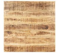Dessus de table Bois de manguier solide 15-16 mm 70x70 cm