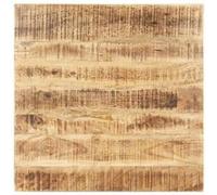 Vidaxl Dessus De Table Bois De Manguier Solide 15-16 Mm 80x80 Cm