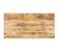 vidaXL Dessus de table en bois de manguier massif 15-16 mm 100x60 cm Brun