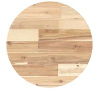 vidaXL Dessus de table rond Ø40×2 cm Bois massif d'acacia de rechange d'appoint