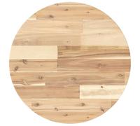 vidaXL Dessus de table rond Ø50 x 2 cm bois massif d'acacia Marron