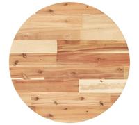 vidaXL Dessus de table rond Ø50x4 cm Bois massif d'acacia Marron