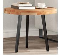 vidaXL Dessus de table rond Ø50x4 cm Bois massif d'acacia Marron