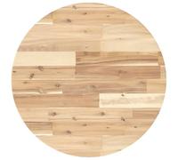 vidaXL Dessus de table rond Ø60 x 4 cm bois massif d'acacia Marron