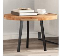 vidaXL Dessus de table rond Ø60 x 4 cm en bois massif d'acacia Marron