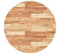 vidaXL Dessus de Table Rond Ø80x4 cm Bois Massif d'acacia