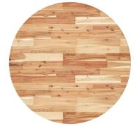 vidaXL Dessus de table rond Ø90x2 cm Bois massif d'acacia Marron