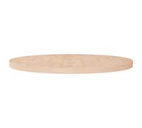 vidaXL Dessus de Table Rond Ø90x4 cm Bois de chêne Massif Non traité