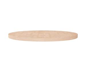 vidaXL Dessus de Table Rond Ø90x4 cm Bois de chêne Massif Non traité