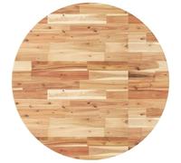 vidaXL Dessus de table rond Ø90 x 4 cm Bois massif d'acacia Marron