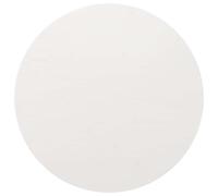 vidaXL Dessus de table rond en bois de pin massif Ø80 x 3 cm blanc