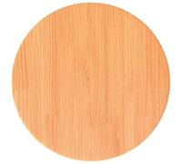 Tafelblad rond Ã~40x2,5 cm massief grenenhout wasbruin847125