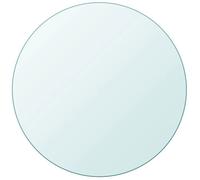 Dessus de Table Rond Verre Trempé Plateau de Table Meuble Mobilier vidaXL