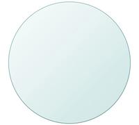 vidaXL Dessus de Table Ronde Verre Trempé 900 mm Plateau de Table Meuble